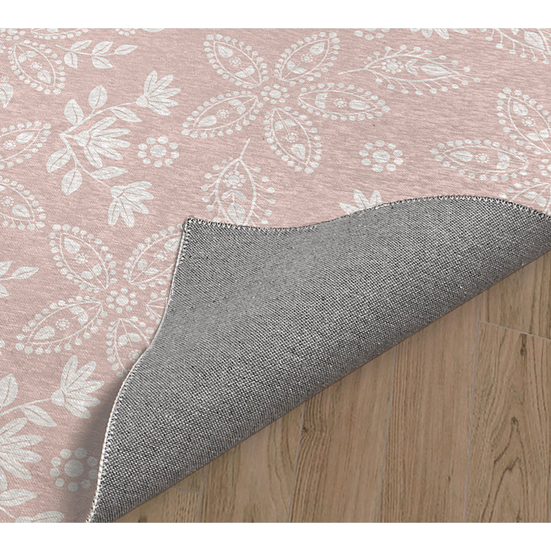 Red Barrel Studio® Xavyer Boho Floral Kitchen Mat Wayfair